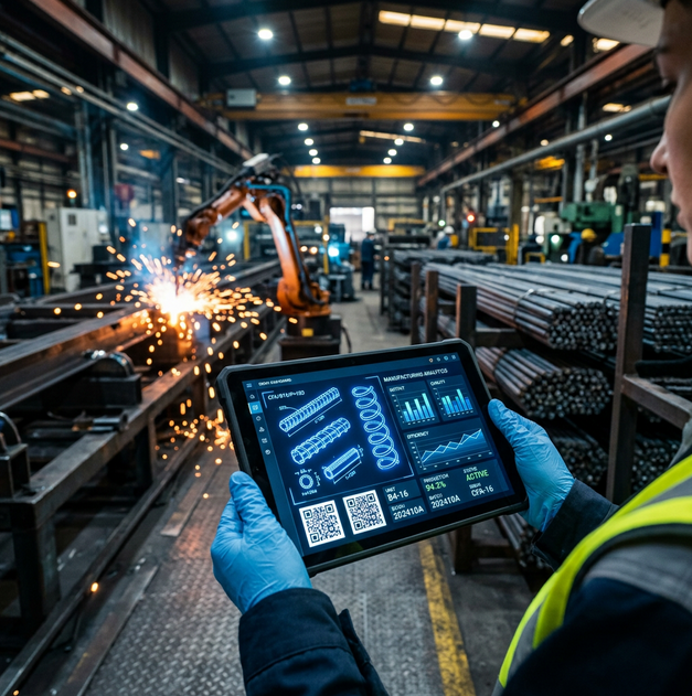 המהפכה הדיגיטלית של מפעלי הברזל: איך מערכת MES מייעלת את הייצור ב-30%?